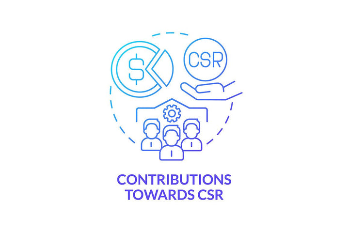 Corporate social responsibility offence concept icons bundle