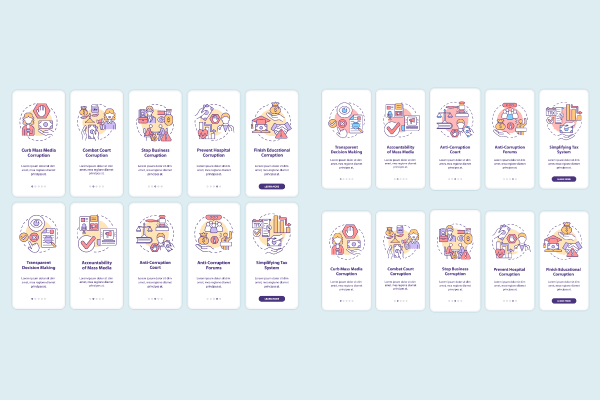 Corruption App Page Bundle