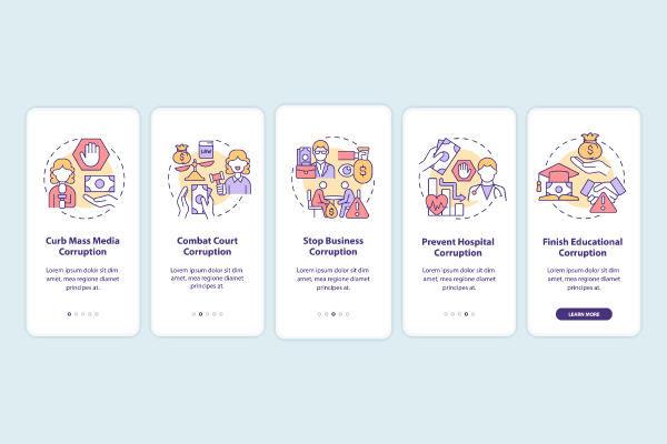 Corruption App Page Bundle