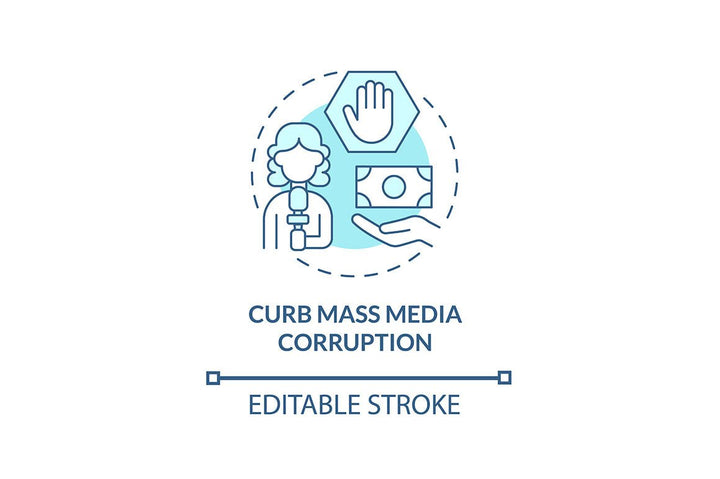 Corruption Concept Icons Bundle