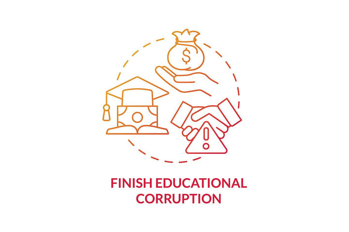 Corruption Concept Icons Bundle