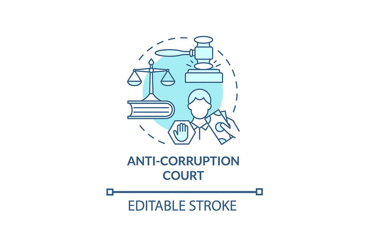 Corruption Concept Icons Bundle