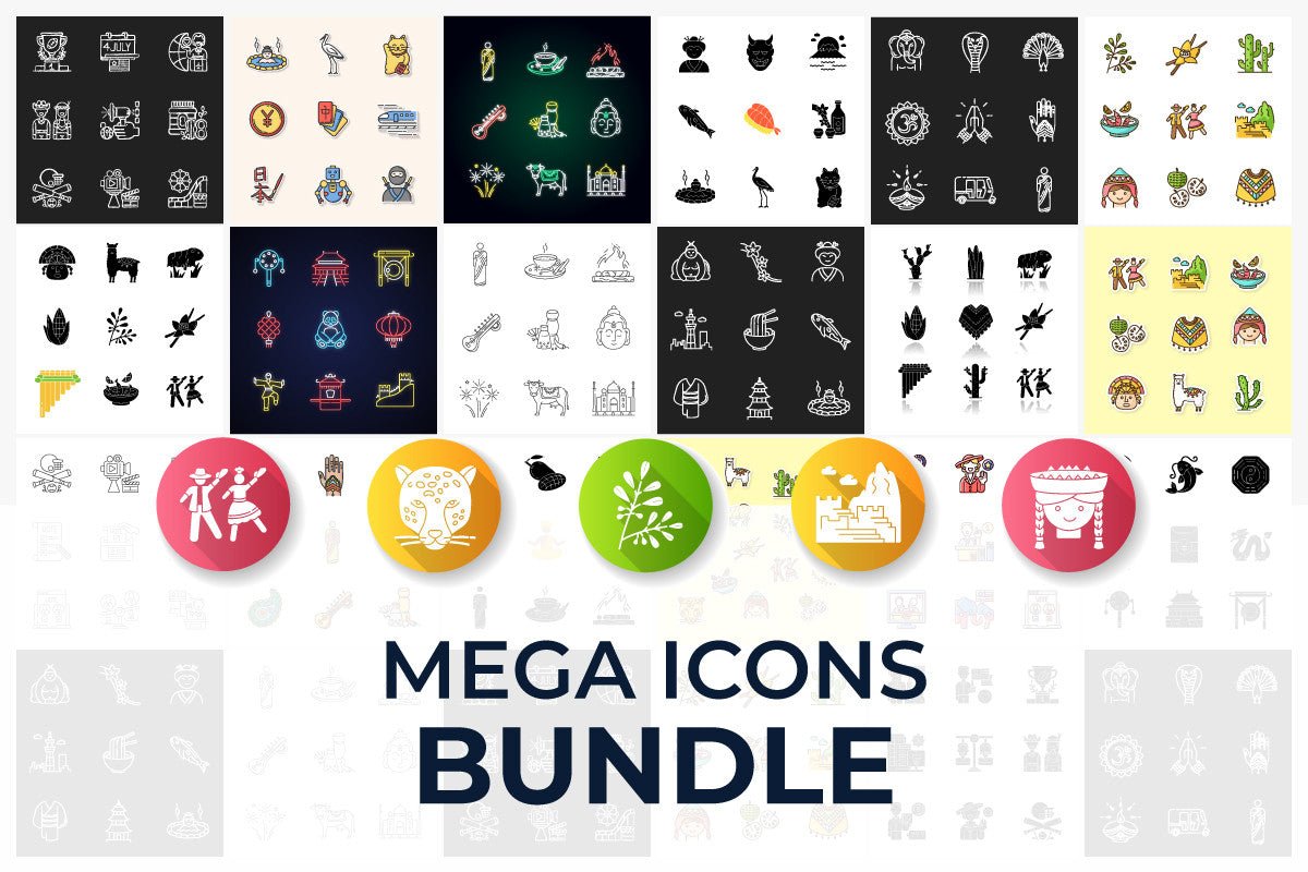 Countries icon bundle