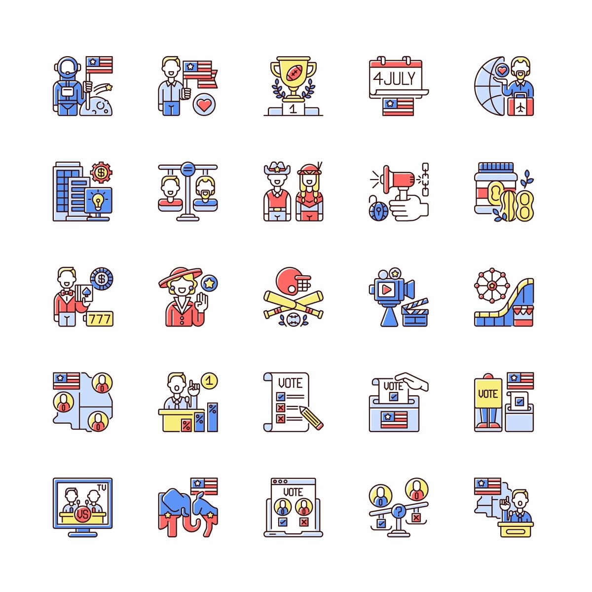 Countries icon bundle