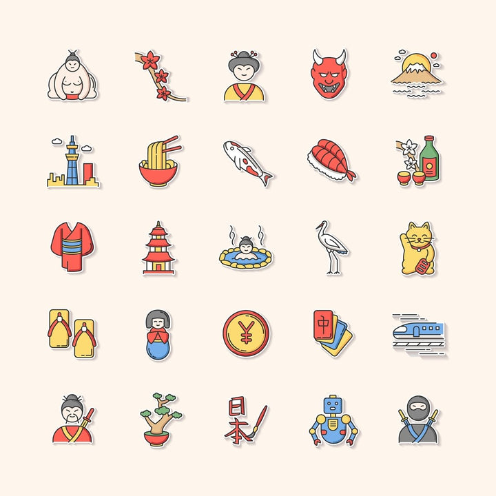 Countries icon bundle