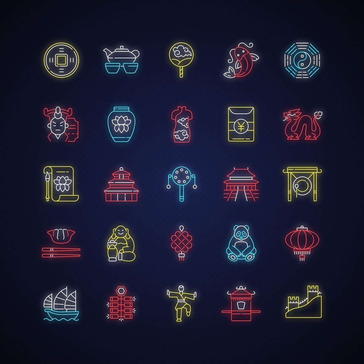 Countries icon bundle
