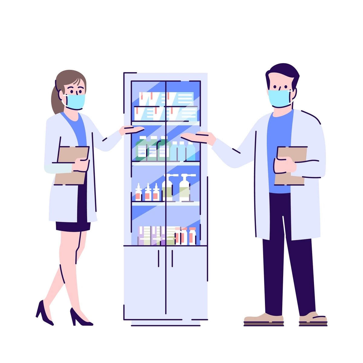 Covid-19 characters bundle