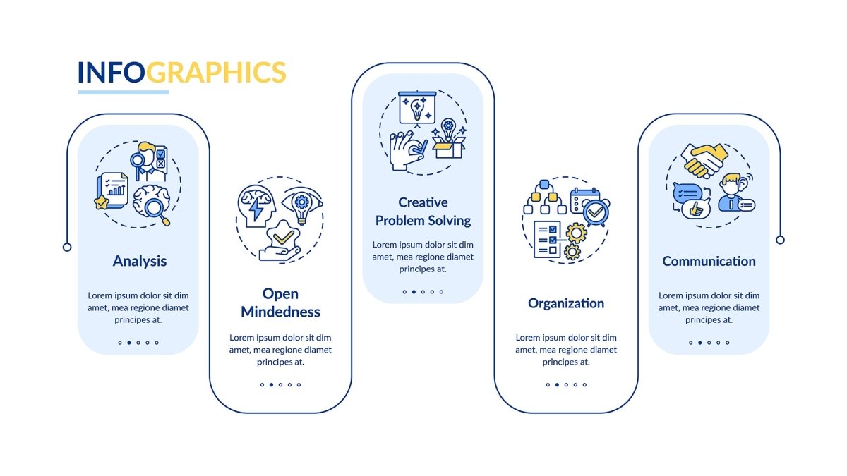 Creative thinking vector infographic template bundle