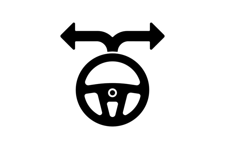 Critical thinking black glyph icons set on white space