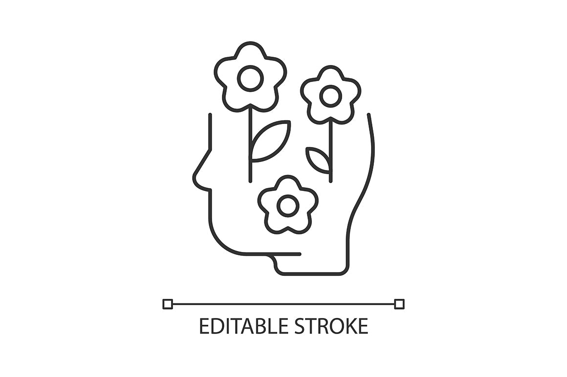 Critical thinking linear icons set for dark and light mode