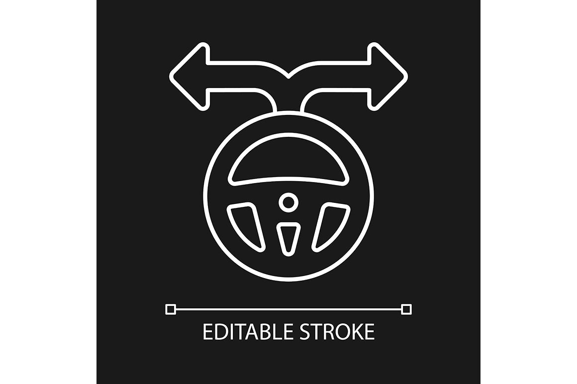 Critical thinking linear icons set for dark and light mode
