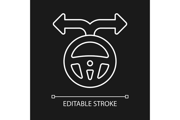 Critical thinking linear icons set for dark and light mode