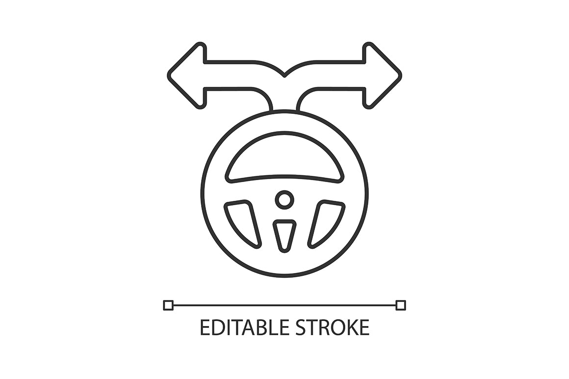 Critical thinking linear icons set for dark and light mode