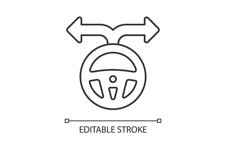Critical thinking linear icons set for dark and light mode