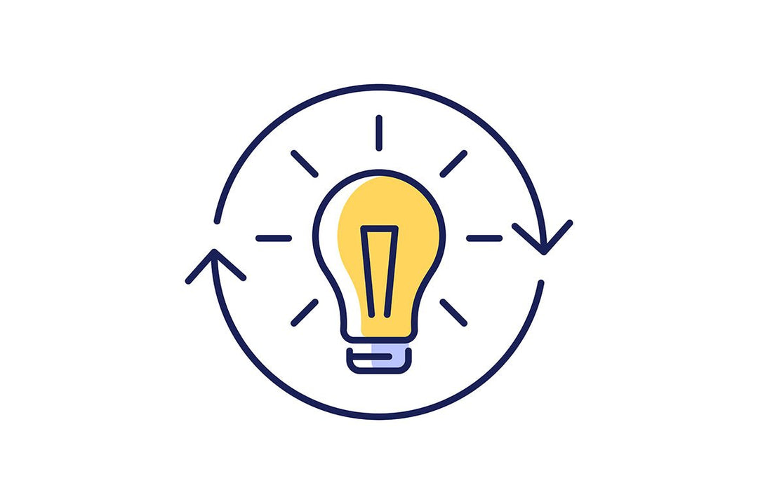 Critical thinking RGB color icons set