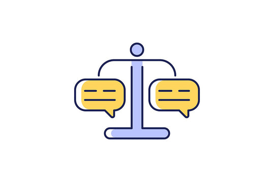 Critical thinking RGB color icons set
