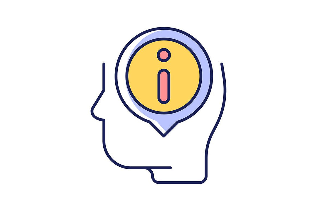 Critical thinking RGB color icons set