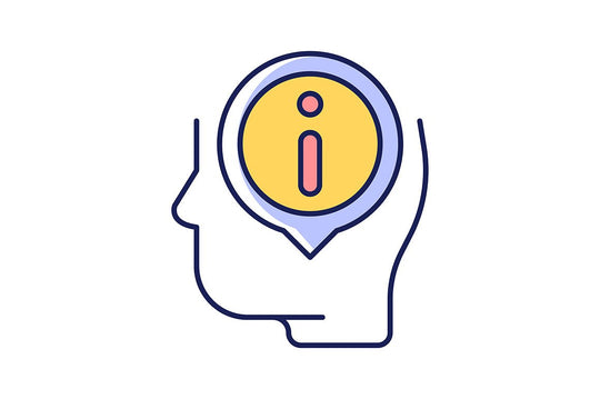 Critical thinking RGB color icons set