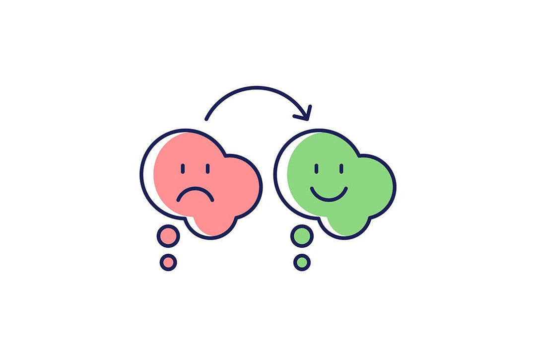 Critical thinking RGB color icons set