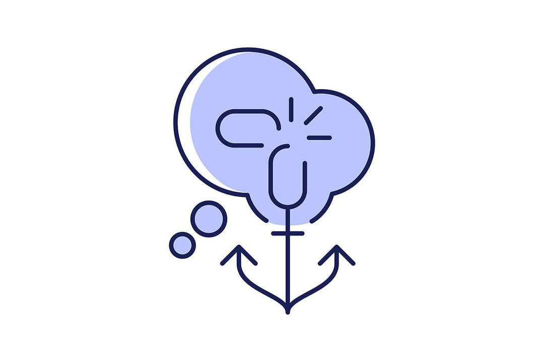 Critical thinking RGB color icons set
