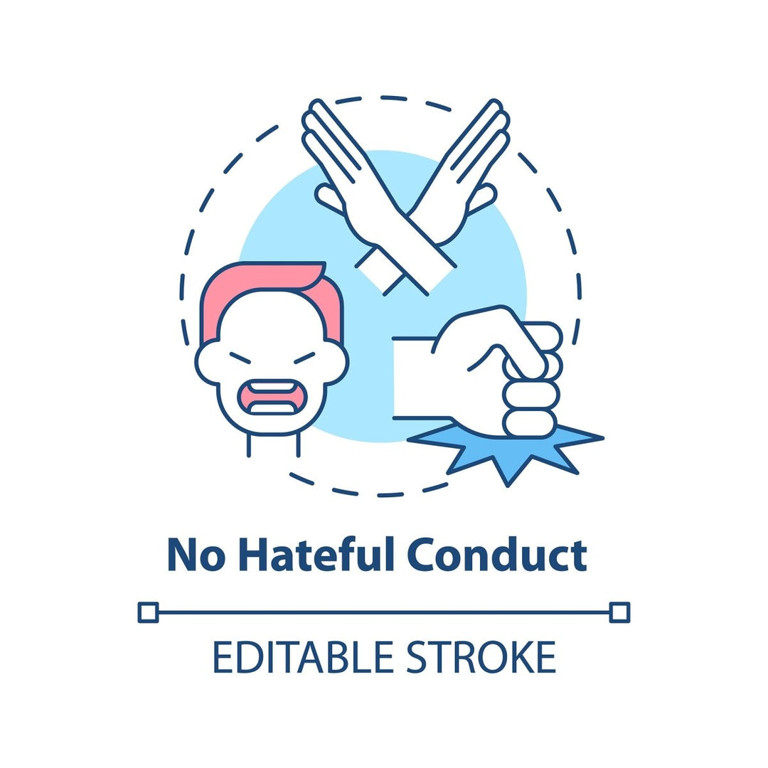 Cyberbullying concept icons bundle