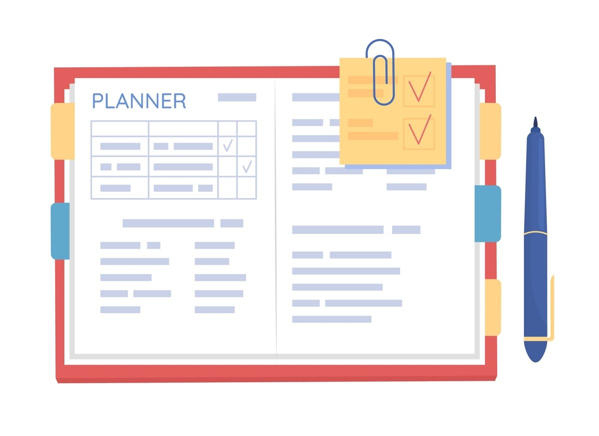 Daily activities vector illustration bundle