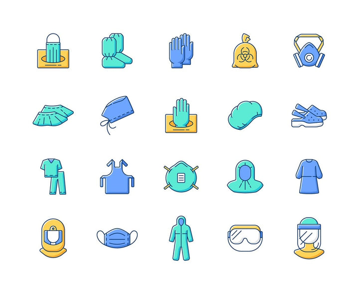 Day and night mode color icons bundle