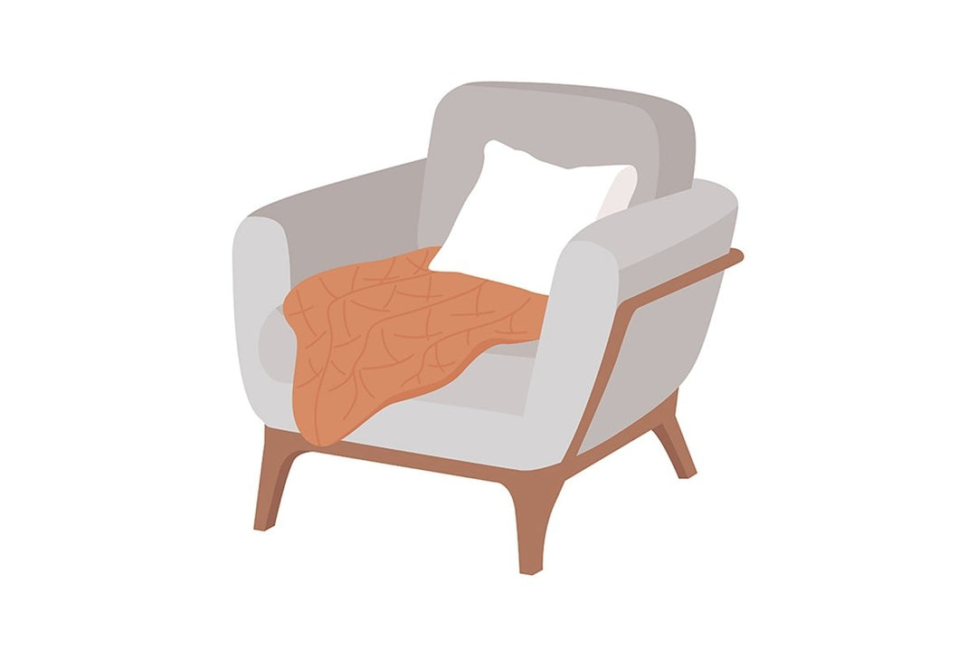 Decorative furniture vector item bundle
