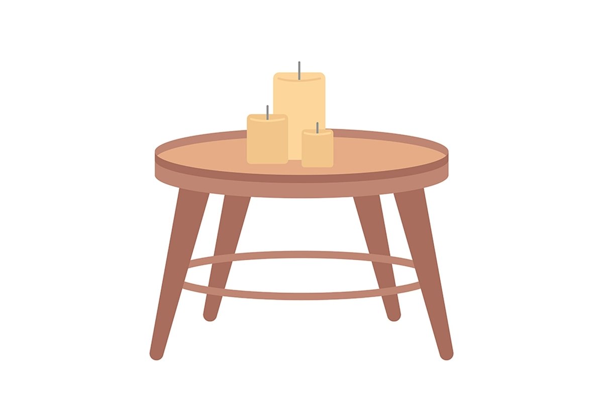 Decorative furniture vector item bundle