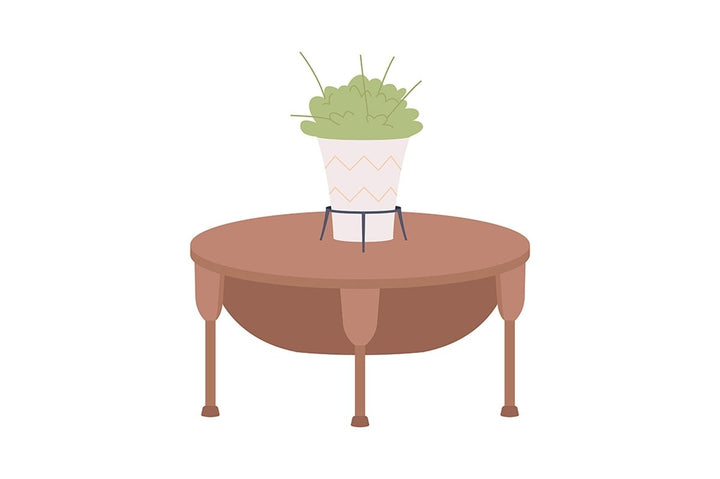 Decorative furniture vector item bundle