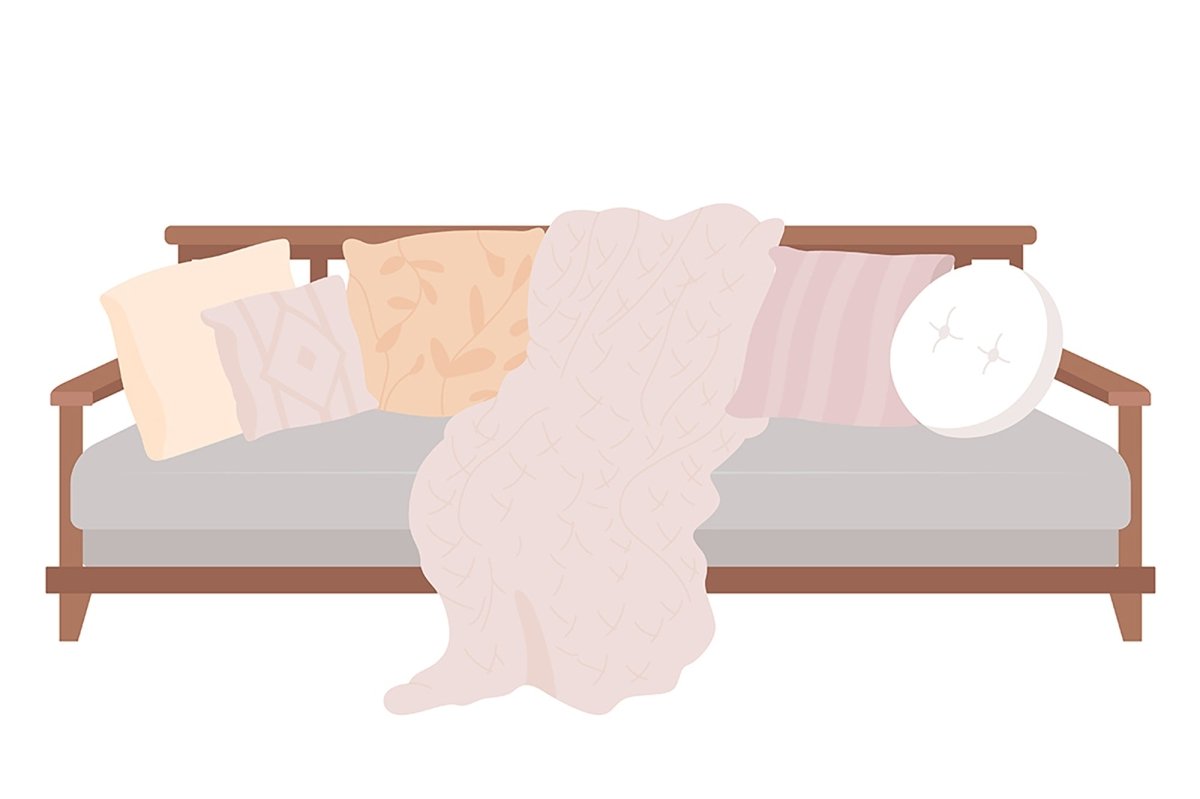 Decorative furniture vector item bundle