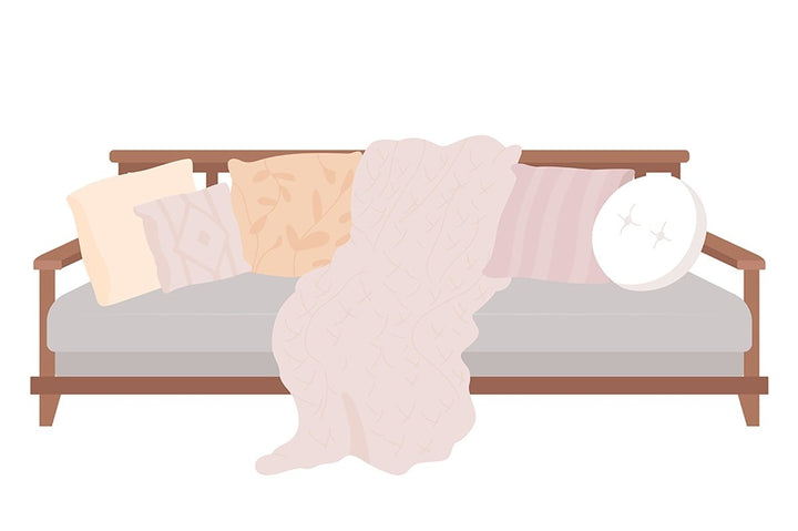 Decorative furniture vector item bundle