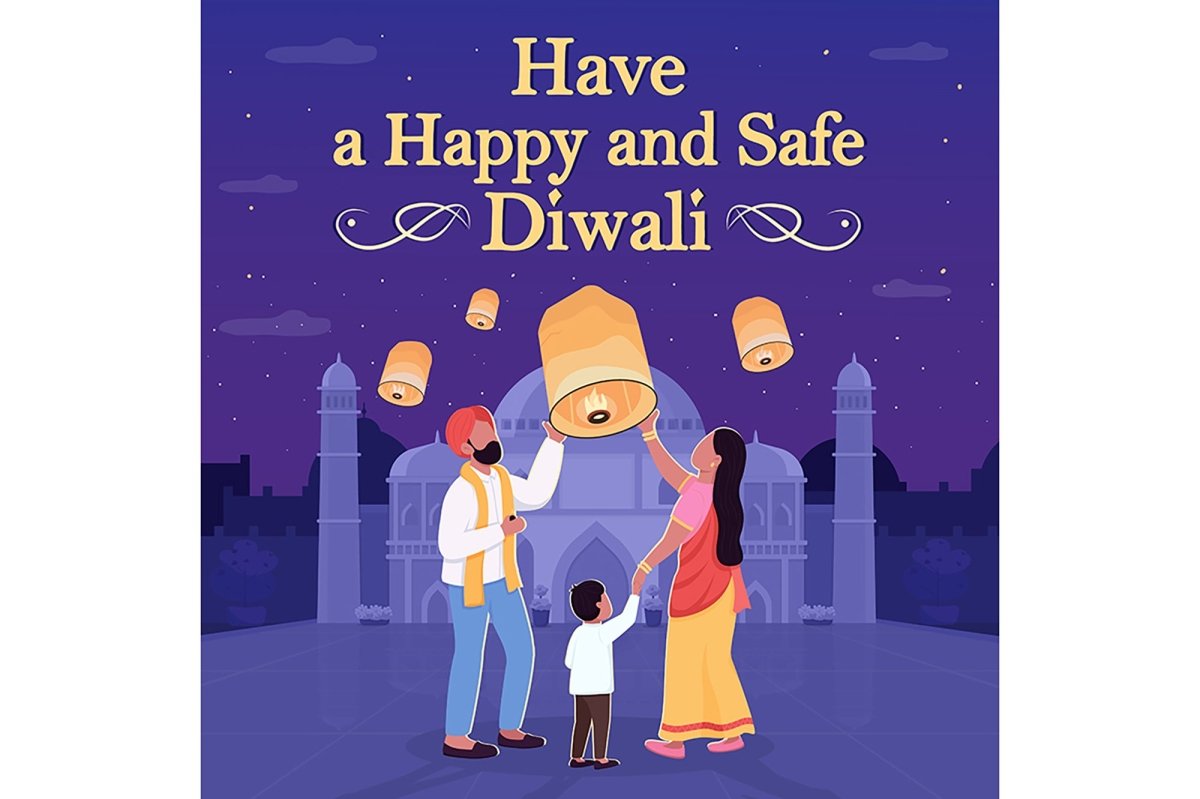 Deepavali social media post mockup set