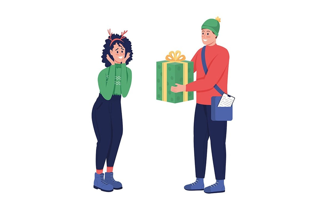 Delivery service semi flat color vector character set