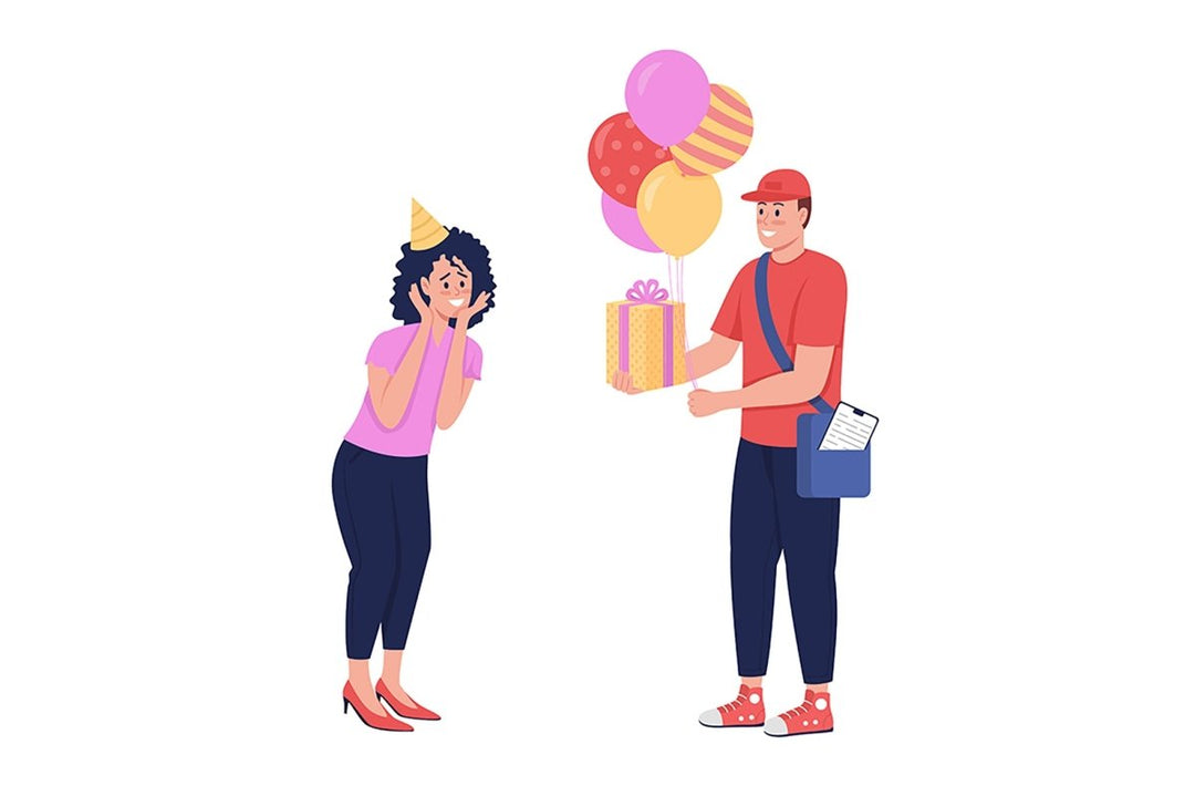 Delivery service semi flat color vector character set