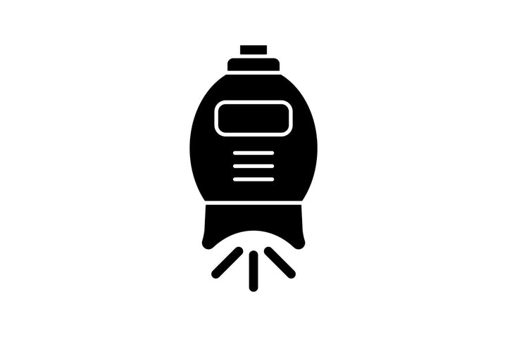 Dentistry tools and materials black glyph icons set on white space