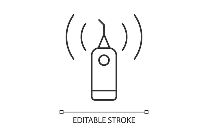 Dentistry tools and materials linear icons set for dark and light mode