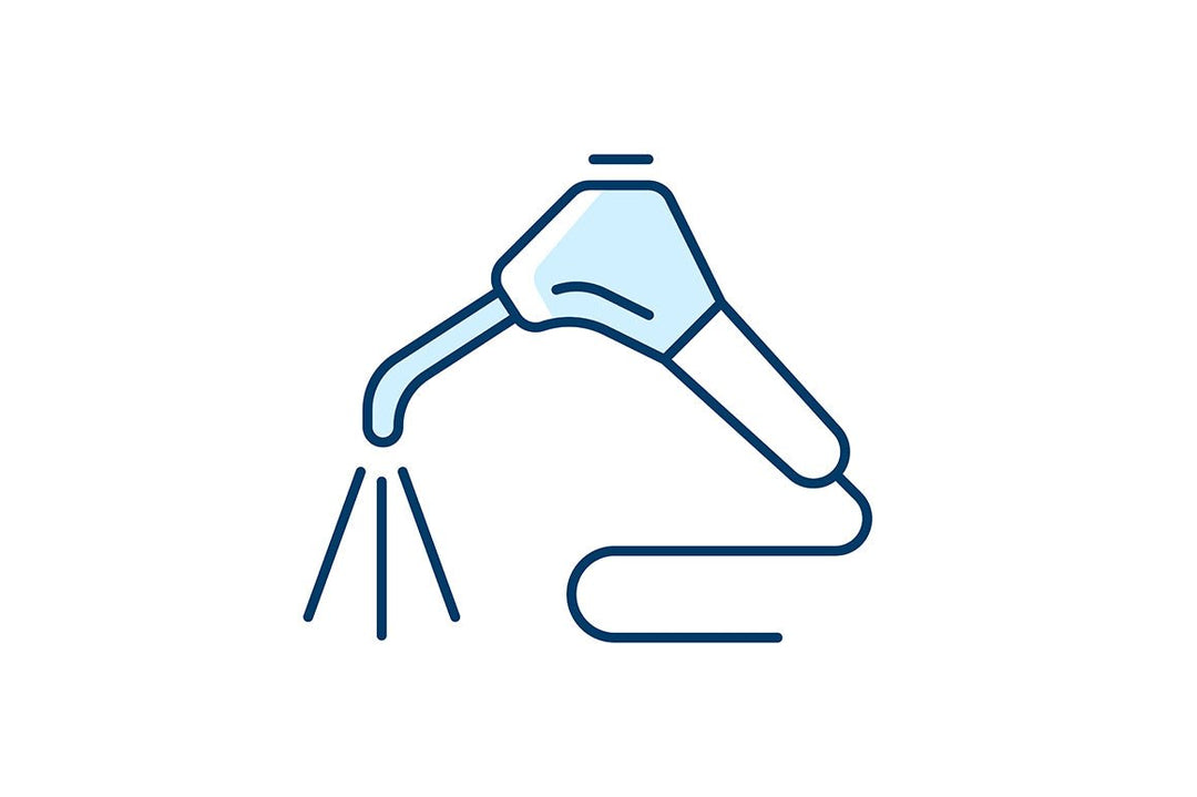 Dentistry tools and materials RGB color icons set