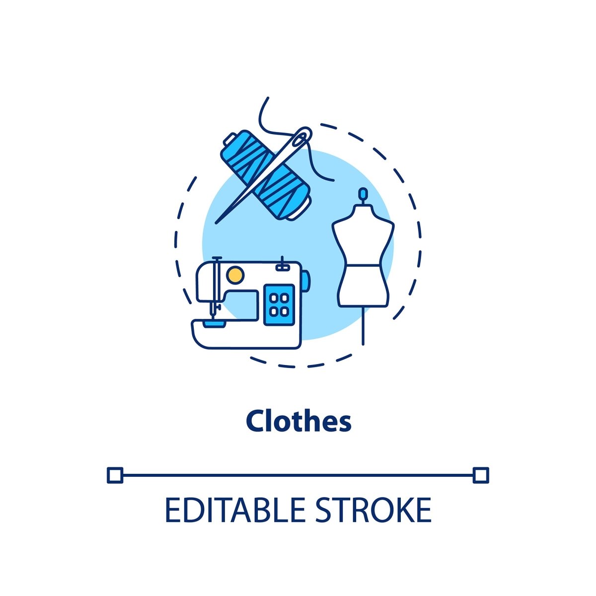 Design studio concept icons bundle