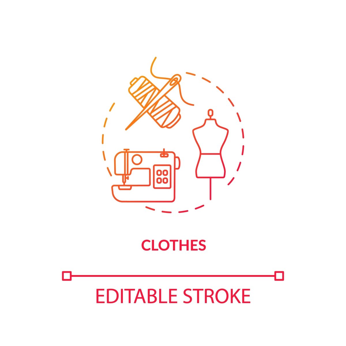 Design studio, workshop concept icons bundle