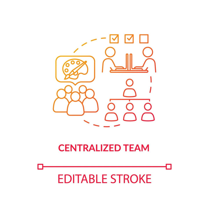 Design studio, workshop concept icons bundle