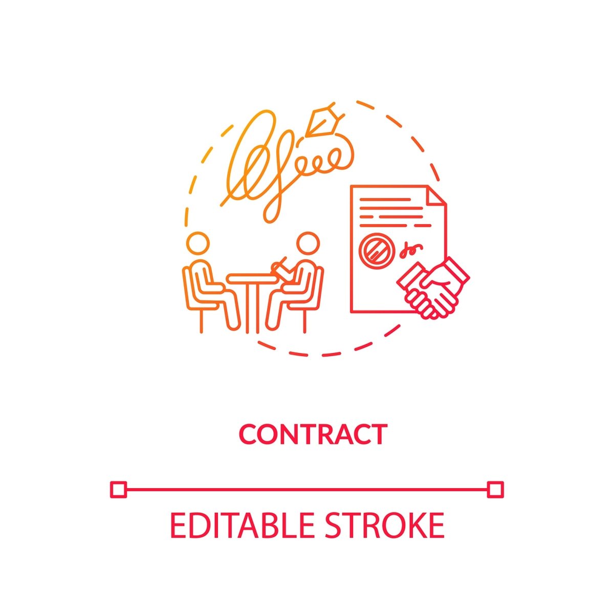 Design studio, workshop concept icons bundle