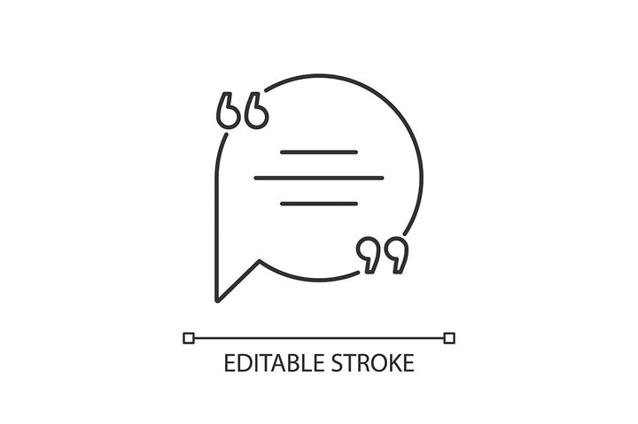 Dialogue box pixel perfect linear icons set