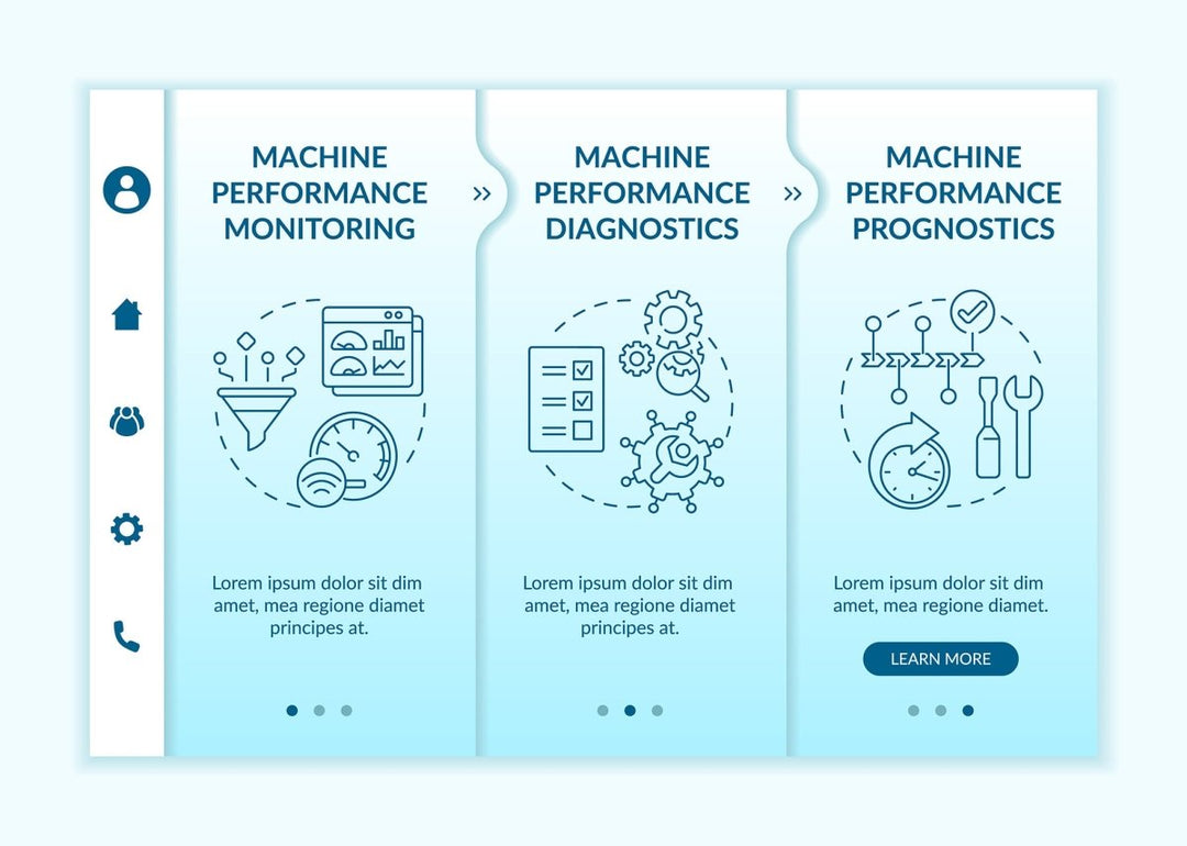 Digital twin application by industry onboarding vector template