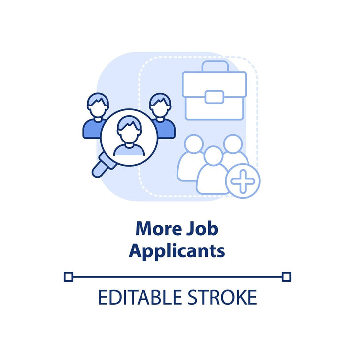 Diversity and inclusion blue concept icons set