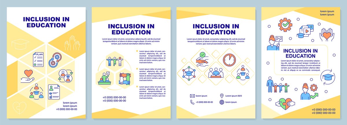 Templates Inclusivity Diversity and inclusion brochure template set – IMG Visuals