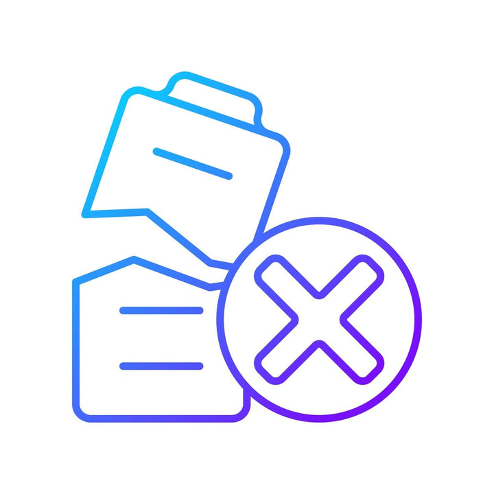 Drone usage gradient manual label icons set for dark and light mode set