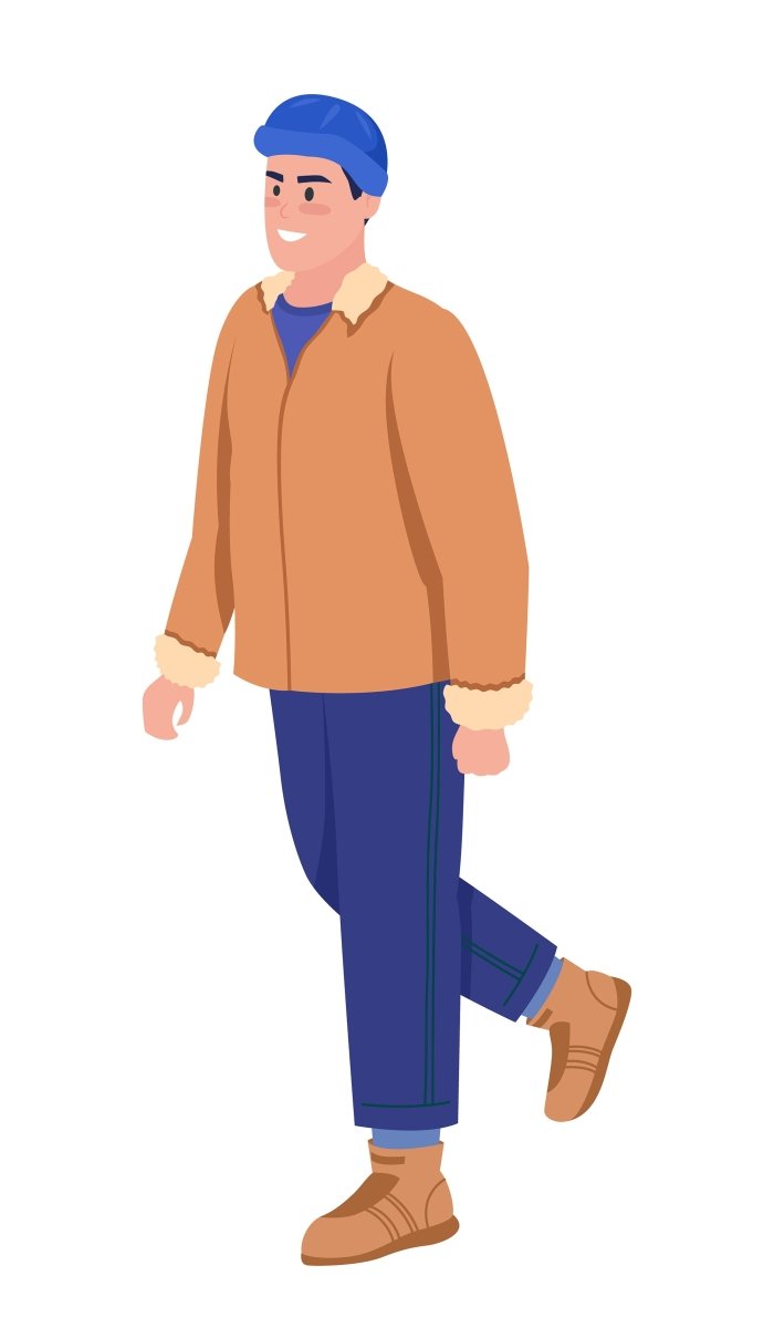 Dynamic figures flat color vector characters set