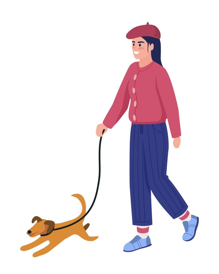 Dynamic figures flat color vector characters set
