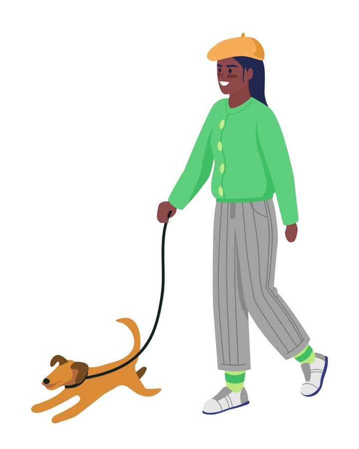 Dynamic figures flat color vector characters set